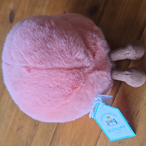 Jellycat Amuseables Peach 5.5x4.3x4.3" Soft & Plush BNWT Authentic - Picture 6 of 8